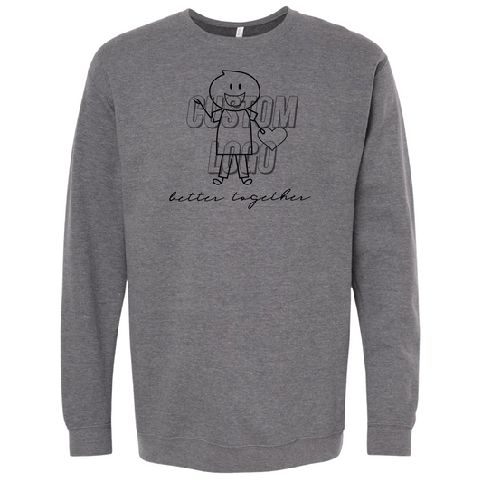 “Custom Logo” Crewneck