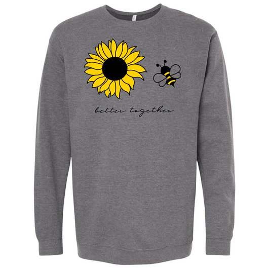 “Sunflower and Bee” Crewneck