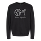Black “World Love” Crewneck